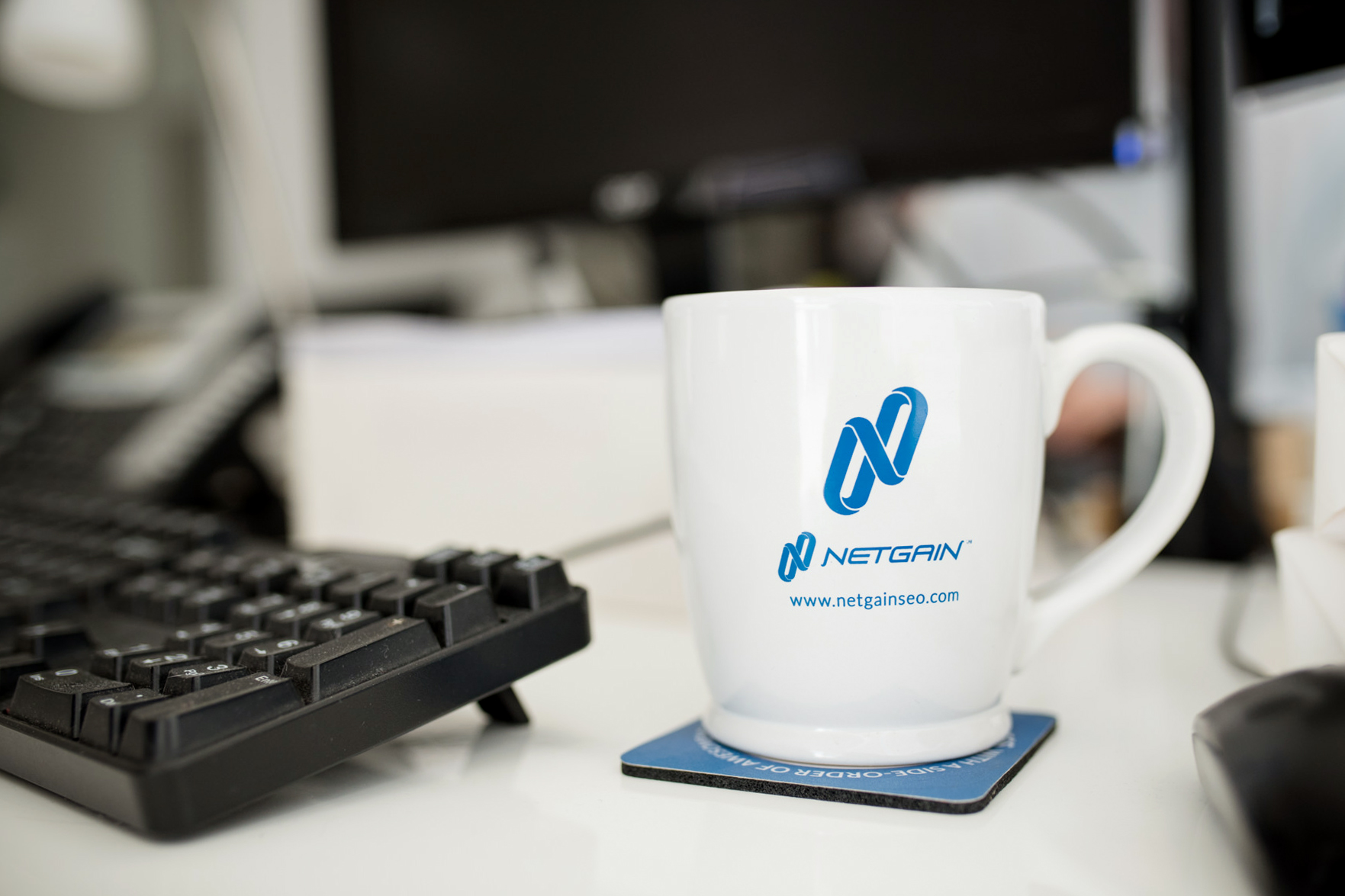 netgain( Digital marketing services) logo cup