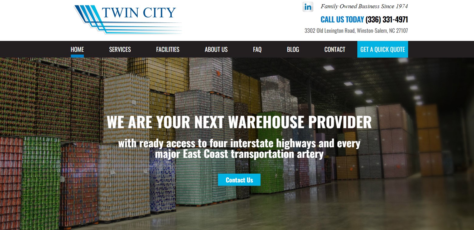 Twin City Warehouse Homepage